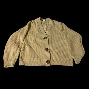 Light yellow cardigan